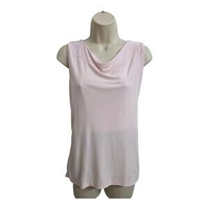 Y2K Vol 1 Demure Blush Pink Sleeveless Blouse Minimalist Chic Light And Flowy